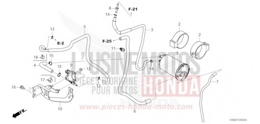 CUVETTE CBF125NAR de 2024
